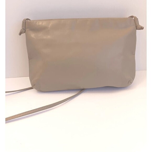 Vintage Anne Klein For Calderon Tan Genuine Leather Shoulder Purse - Picture 3 of 10